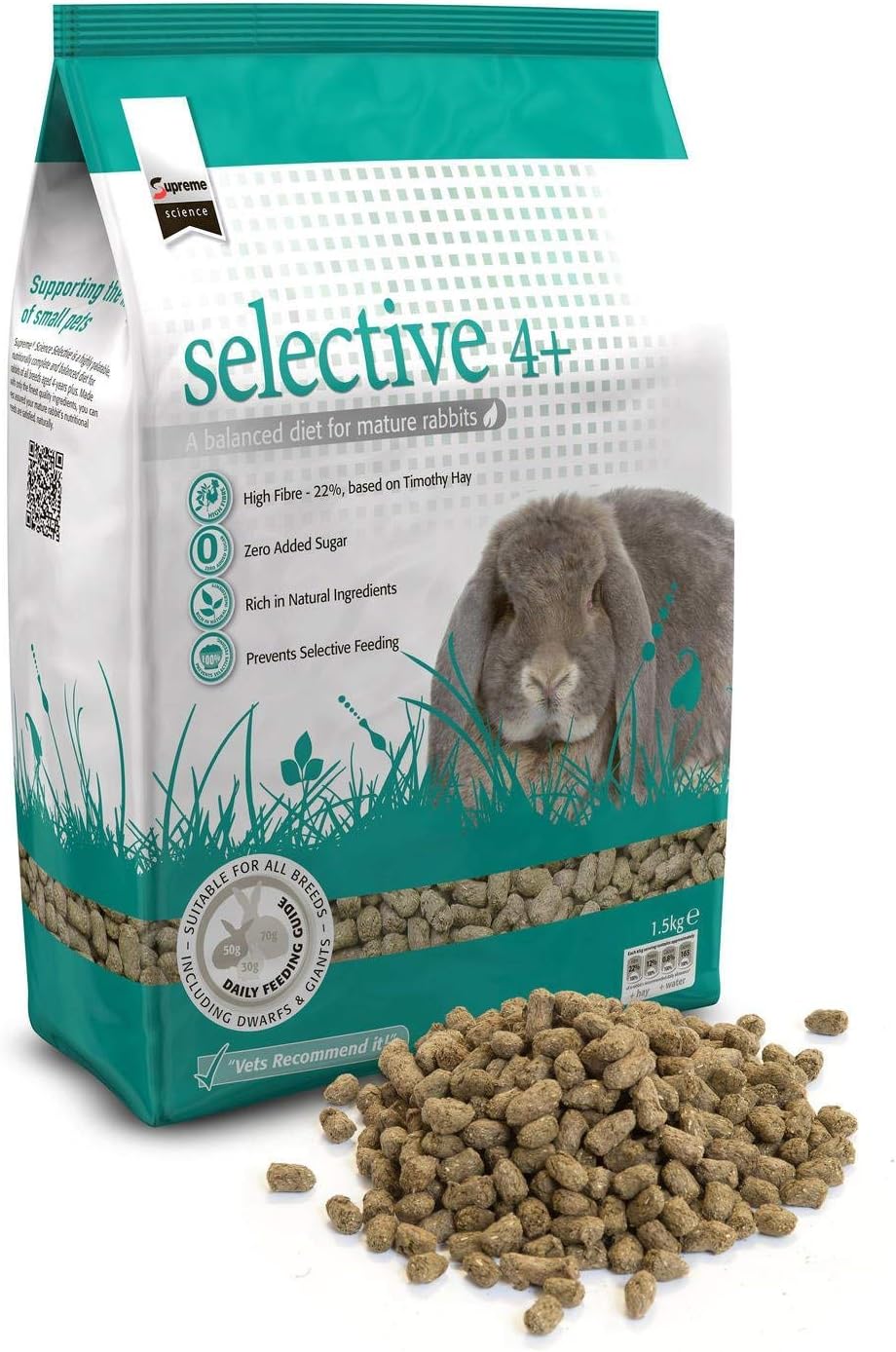 Supreme Petfoods Science Selective Rabbit Mature 4 Years 1.5kg