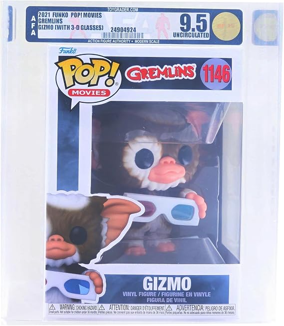 Funko Gremlins POP | Gizmo w/ 3D Glasses | Rated AFA 9.5