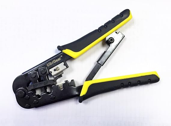 RJ45 RJ11 NETWORK Crimping TOOL KIT CABLE CRIMP CRIMPER LAN WIRE STRIPPER Kits (568)
