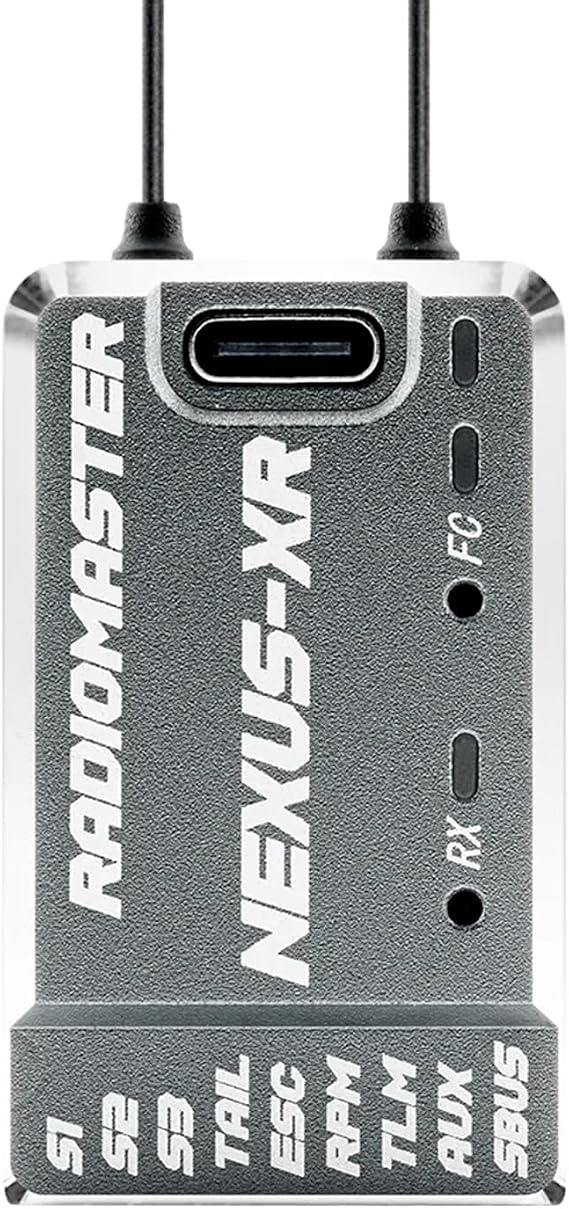 RadioMaster Nexus-XR Helicopter Flight Controller Integrated 2.4GHz ExpressLRS Receiver(Gray)