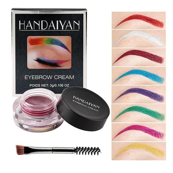 HANDAIYAN 8-color Waterproof Multifunctional Eyebrow Cream & Eyeliner Cream