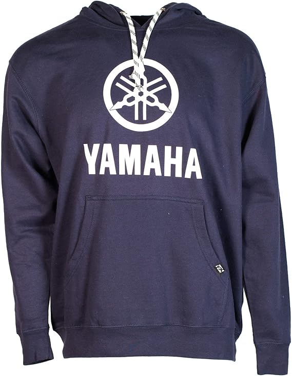 Factory Effex Yamaha Stack Mens Pullover Hoody Navy Blue XL