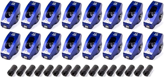 Scorpion Racing 1001 1.5 SBC 7/16 Blue Race Series Rocker Arms Set of 16