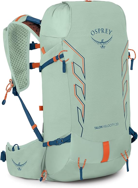 Osprey Talon Velocity 20L Men's Hiking Backpack, Green S-M