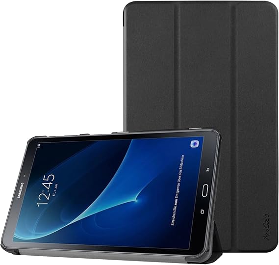 ProCase Slim Case for Galaxy Tab A 10.1 2016 SM-T580 T585 T587 -Black