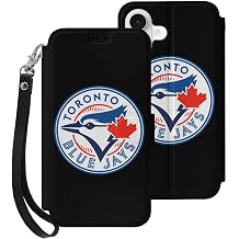 iPhone 17 Flip Case, Toronto Blue Jays TPU + Leather with Card Slots, Lightweight, Shockproof, Shockproof, 360 Degree Protection, Precision Cut, Accessories, Drop Prevention, Portable, for Men and