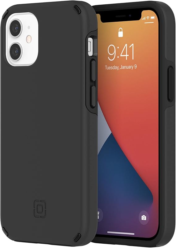 Incipio Duo Case Compatible with iPhone 12 Mini - Black/Black