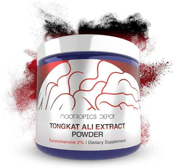 Nootropics Depot Tongkat Ali Extract Powder | 30 Grams | 2% Eurycomanone by HPTLC | Eurycoma longifolia Root Extract
