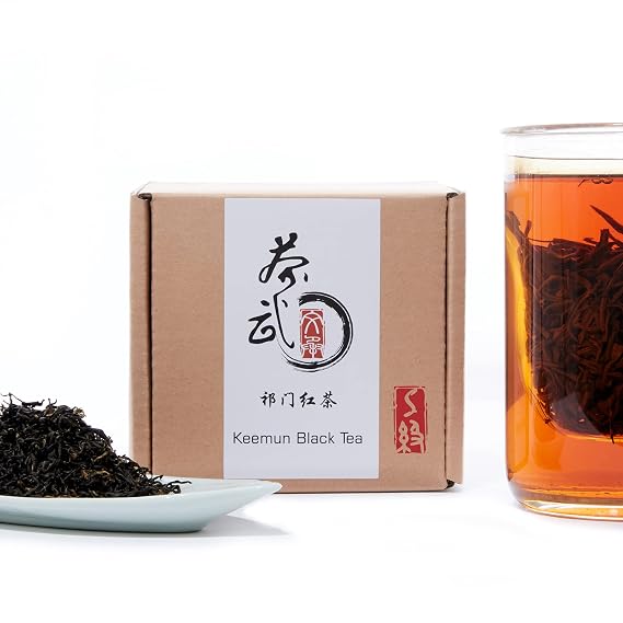 ChaWuWarmSun [S] Keemun Black Tea Loose Leaf,3.5oz/100g,Chinese QiMen HongCha
