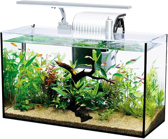 Tetra Crystal Aquarium Set with LED Light & Heater, None