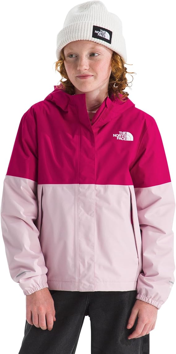 THE NORTH FACE Girls Warm Antora Rain Jacket | Waterproof, Breathable, Heatseeker Insulation, Hood, Zip Pockets