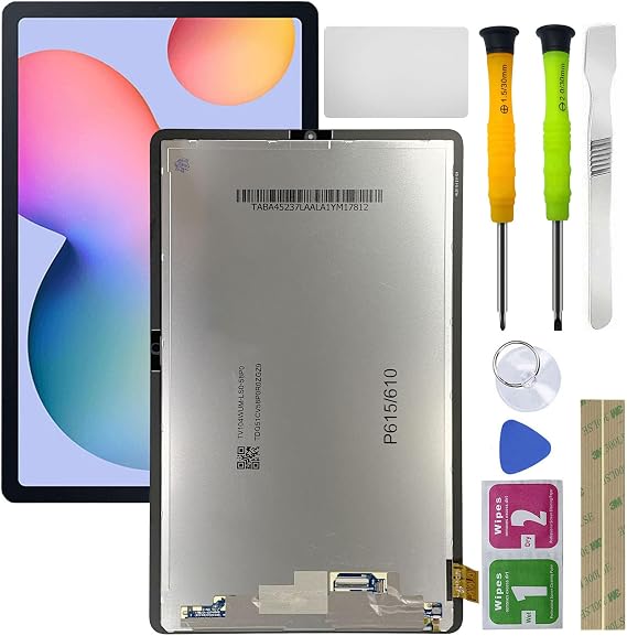LCD Display Touch Screen Black for Samsung Galaxy Tab S6 Lite SM-P610 P615
