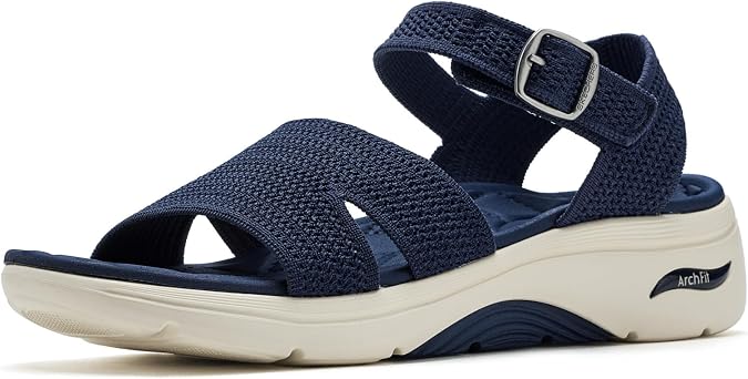 Skechers womens Go Walk Arch Fit 2.0 Sandal - Sage