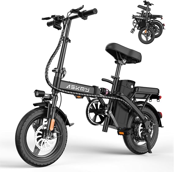 14" Foldable Ebike, 48V 750W Peak Motor Ebike, for Adults and Teens