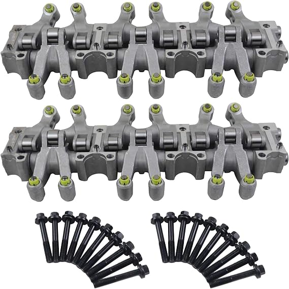4892293AC Rocker Arm Shaft Assembly Valve Lifter Set Replacement for Chrysler 300 Dodge Charger Challenger 3.5L 4.0L Intake &Exhaust NICEKE