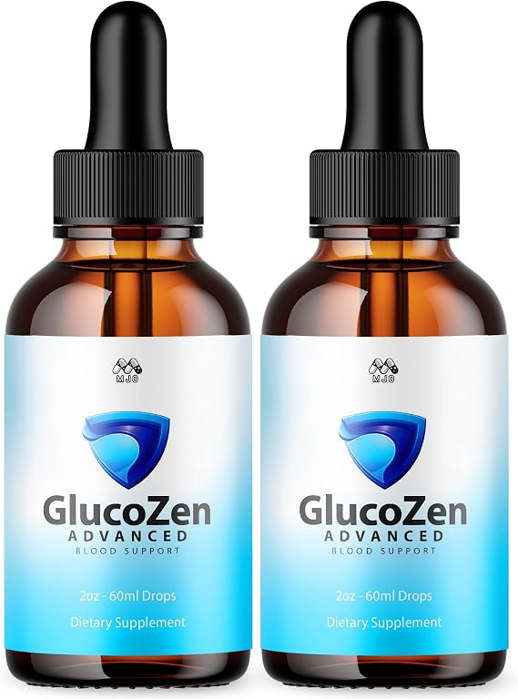 (2 Pack) Glucozen Drops, Official Glucozen Supplement Formula (60 Servings)