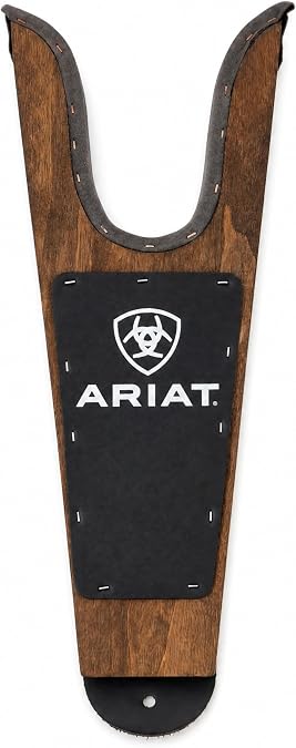 ARIAT Small Stained Wood Boot Jack with Padded Edge