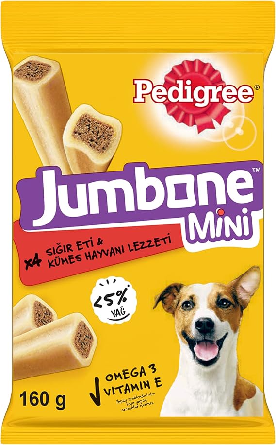Pedigree Köpekler İçin Jumbone Sığır Etli Ödül Maması 160 G