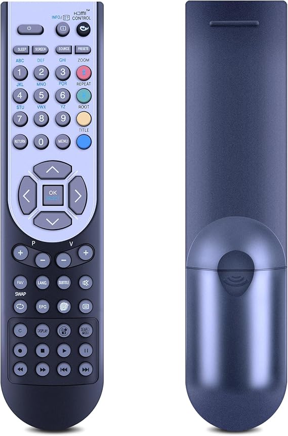 New RC1900 RC-1900 Remote Control Remplacement fit for Toshiba Hitachi JMB Finlux Techwood Polaroid Grundig TV 32880DVD LCD26AD LCDW22DVD95F LED22916DVDFHD LCDW16DVD L22DP03EA LCD19ADVDP