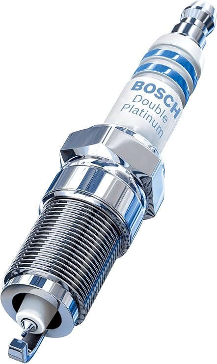 BOSCH 7432 OE Fine Wire Double Platinum Spark Plug - Pack of 10 | Engineered for Extended Performance Life and Durability