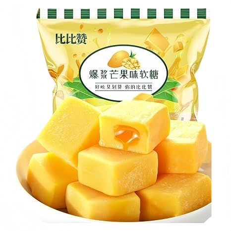 Mango Flavoured Soft Candy Single Pack 500g Kids Fun Candy Chews Multipack