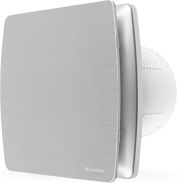 BREEZE Bathroom Extractor Fan 100mm with Over-run and Backdraft