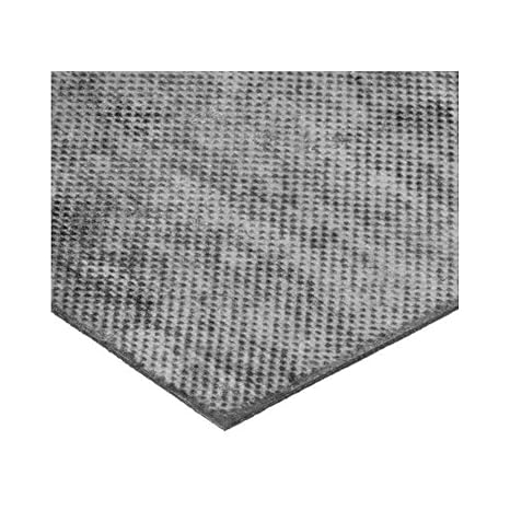 Fabric-Reinforced Neoprene Rubber Sheet No Adhesive - 60A - 1/16" Thick x 12" Wide x 12" Long