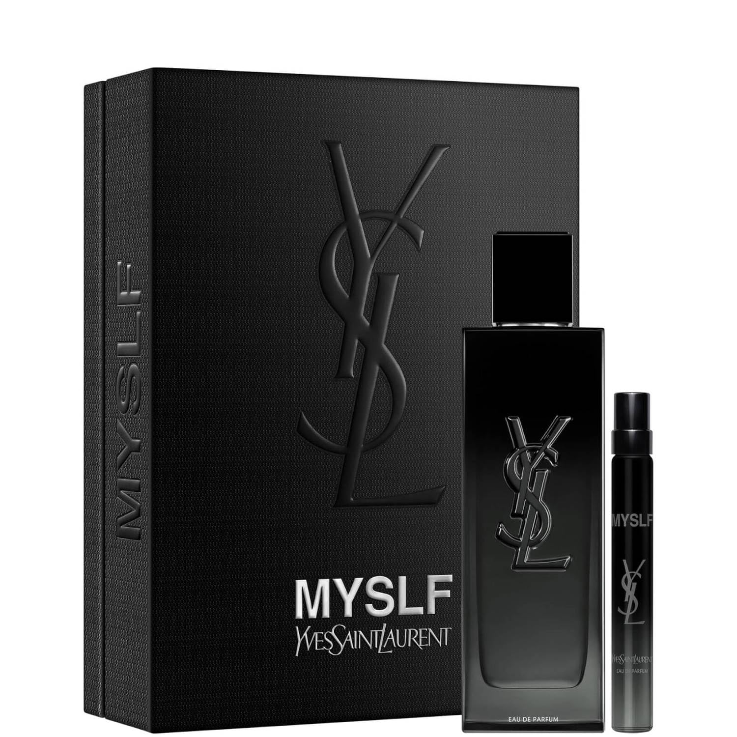 YVES SAINT LAURENT Ysl Myslf Gift Set 2 Piece 3.4 EDP Spray  Mini Spray 10ml Hard Box
