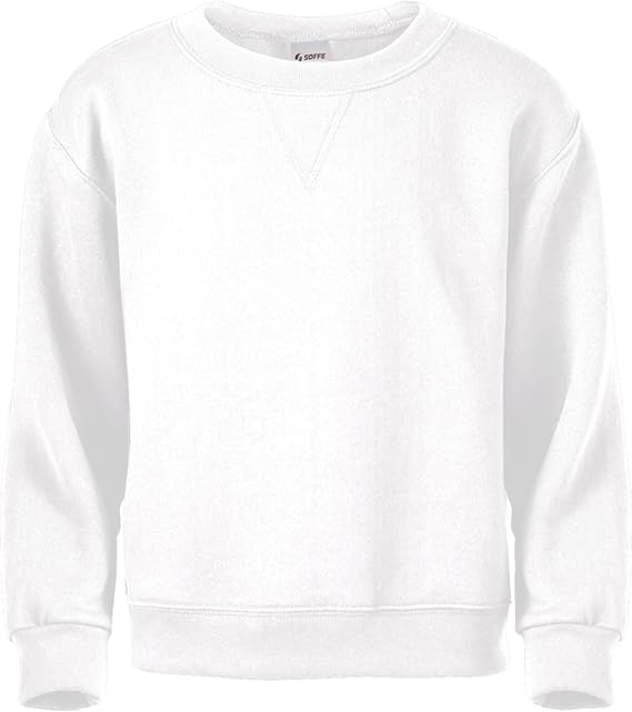 Soffe boys Classic Midweight Fleece Crew Sweatshirt