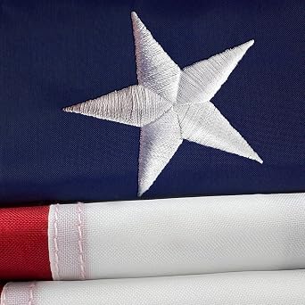Shop72 American Flag, 3x5 American Flag Outdoor Heavy Duty, Embroidered Stars, Allegiance to USA, Bandera De Estados Unidos, For Outdoor and Indoor, Bandera Americana