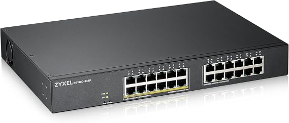 Zyxel Network Switch 24 Port Smart Managed PoE+ GS1900-24EP