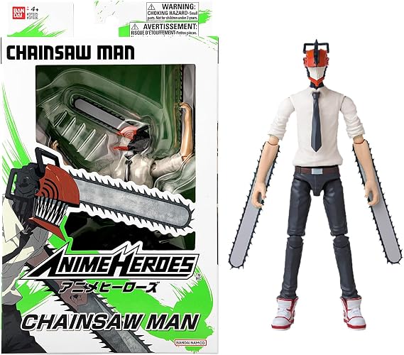 Anime Heroes Bandai Chainsaw Man 17Cm Action Figure | Chainsaw Man Articulated Action Figure - Anime Figure - Detailed & Articulated Anime Merch