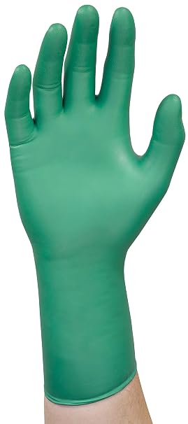 Ansell Microflex 93-260 Nitrile and Neoprene Gloves - Disposable, Chemical Resistant, Size X Small (Pack of 50) (93260060)
