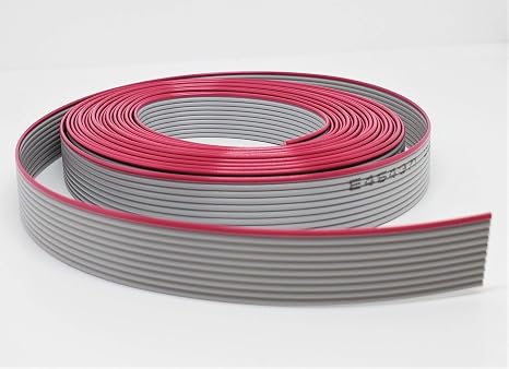 Pc Accessories - Connectors Pro - 10 Pins 15 Feet Roll IDC Flat Ribbon Cable for 2.54mm 0.1" Spacing Connectors, 10 Wire, 10 Conductors (10P-15FT)