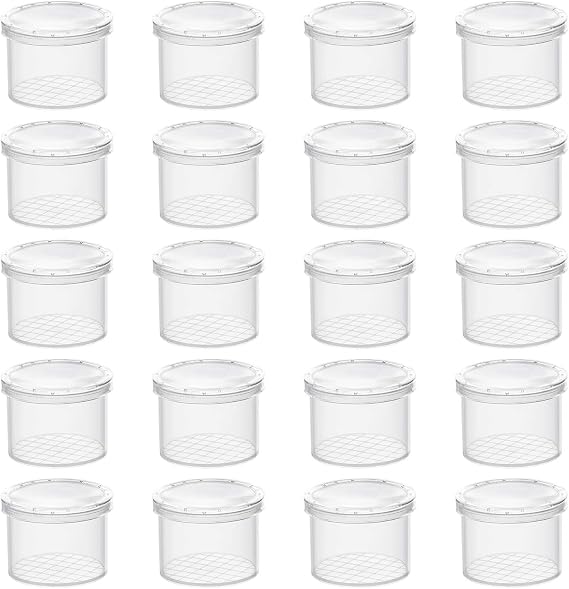 Coopay 20 Pcs Bug Jars Critter Insect Cage Magnifying Insect Box Bug Magnifier Container Catcher Cage, Science Nature Exploration Tools
