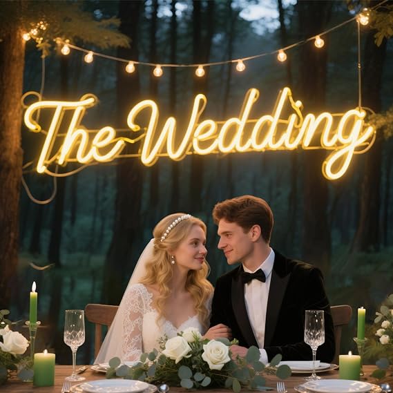 Custom Neon Sign, Personalised Neon Light Sign for Wall, Personalised Neon LED Name Logo Signs for Bedroom Wedding Birthday Party Gifts