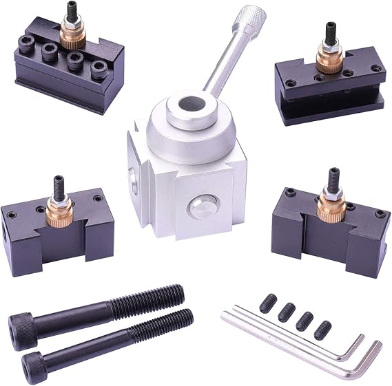 120034 Touring Package Mini Lathe Quick Change Tool Post & Holder Multi-fix Tool Holder