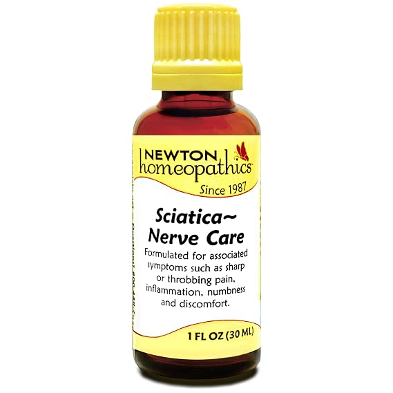 Newton Homeopathics Sciatica~Nerve Care - 1 Oz Liquid