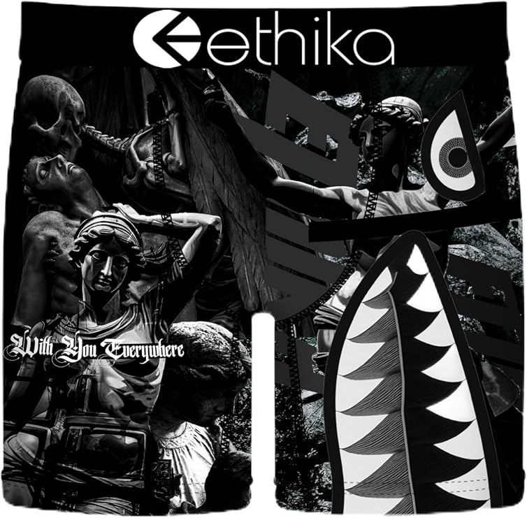 Ethika Men's Mid Boxer Brief, Nah Cuzzz, Bmr Be Bold, S