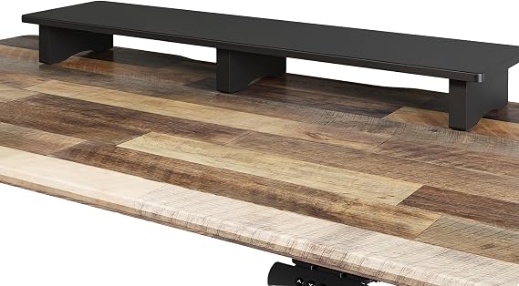 Vari Modern Monitor Riser - Dual Monitor Stand Black
