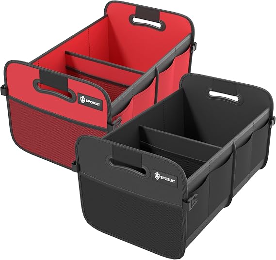 Sposuit Black + Red Trunk Organizer