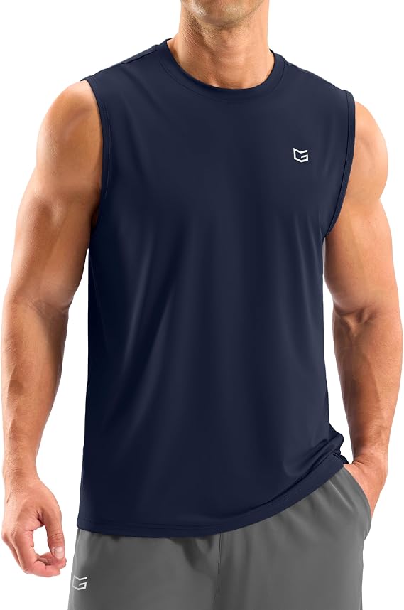 Sleeveless Shirts for Men Workout Tank Tops Dry Fit Mens Muscle Shirt