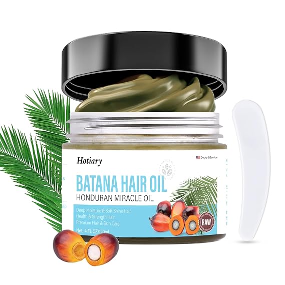 Raw Batana Oil for Hair Growth, Organic Batana Oil unrefined from Honduras,Pure Natural Hair Masks for Nourishes Dry, Reduces Hair Loss (1)
