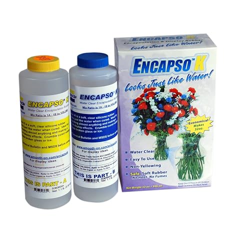 Smooth-On Encapso K Water Clear Encapsulation Rubber, Pint Unit