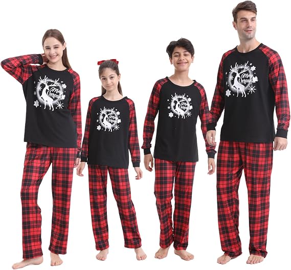 Christmas Family Matching Pajamas Sets,Christmas Family Pajamas Sleepwear Pjs Xmas Nightwear For Party