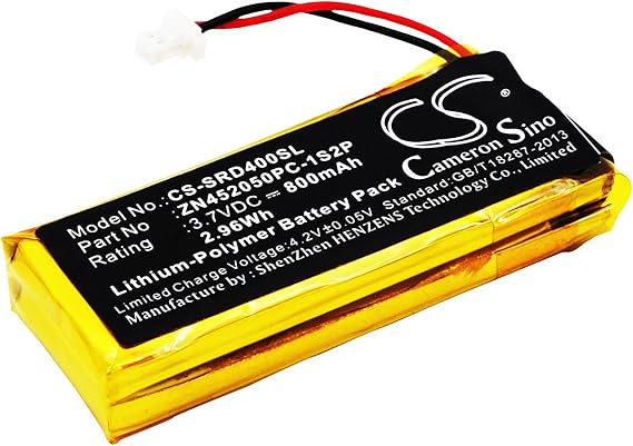 Schuberth Replacement Battery for C3 Pro C3 Compatible with (800mAh)