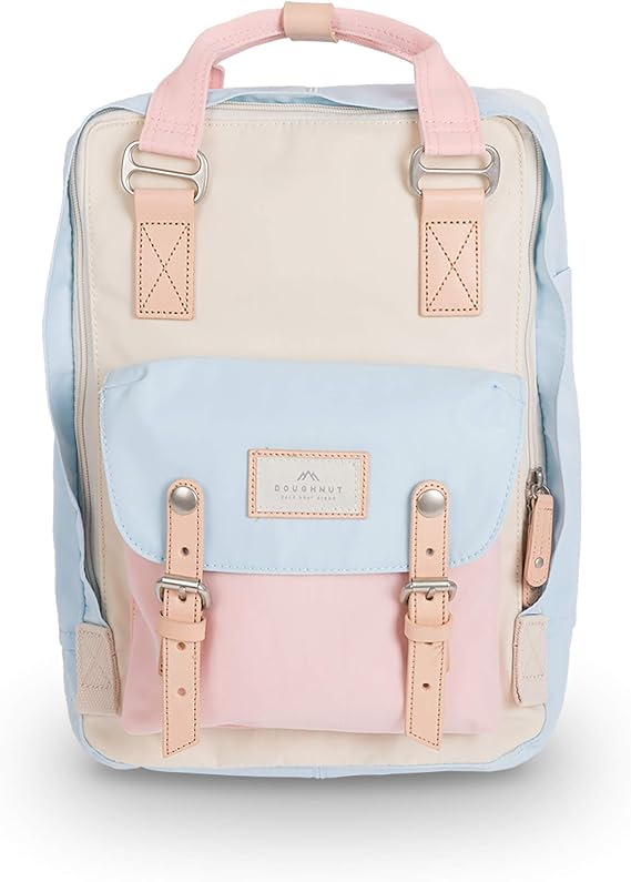 Doughnut Macaroon 16L Travel Backpack Ladies College Lightweight Casual Daypacks Bag Backpack