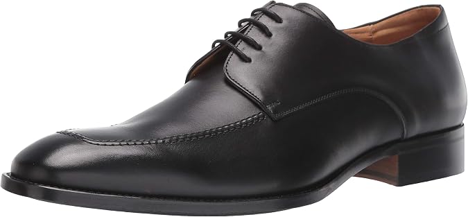 Mezlan Coventry Apron Derby Mens Hand-Finished Italian Calfskin Derby with Memory Foam Insole & Leather/Rubber Sole Handmade in Spain