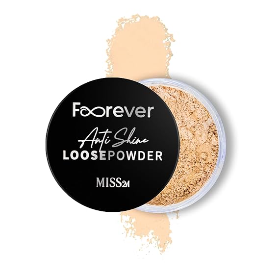 Forever Matte & Blur Makeup Setting Powder with Anti-Shine Oil Control and Soft-Focus Skin Filter: 101 Sheer Hazelnut, 0.53 Oz