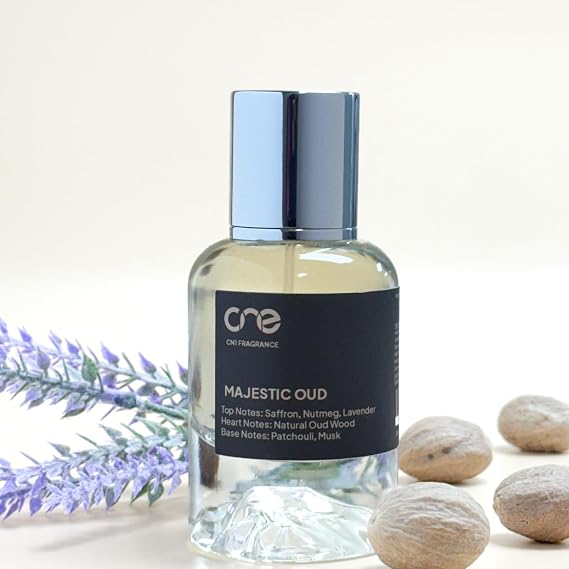 Majestic Oud Eau de Parfum, Unisex Perfume Spray, 50ml